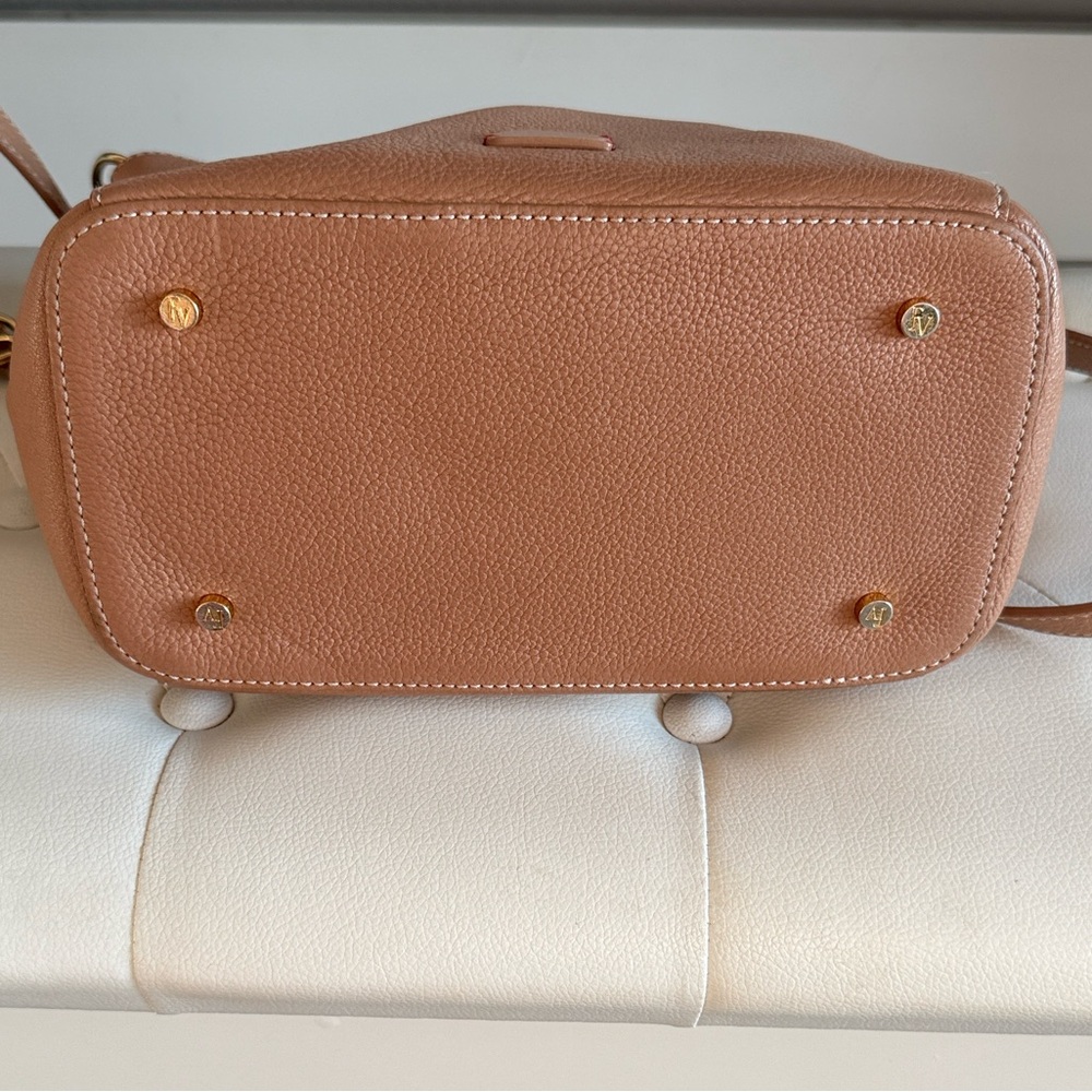 Frances Valentine “June” Tan Leather Hobo Bag - Picture 4 of 13